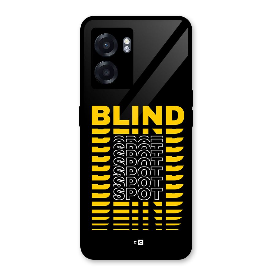 Blind Spot Glass Back Case for Oppo K10 (5G)