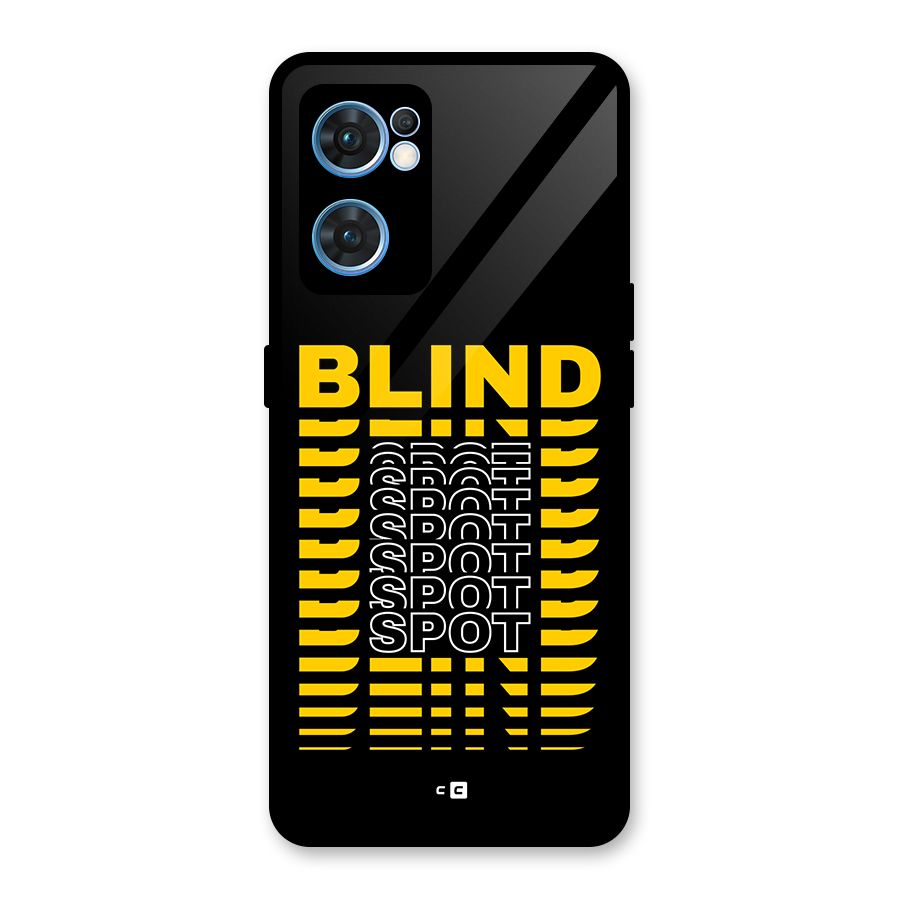 Blind Spot Glass Back Case for Oppo Reno7 5G