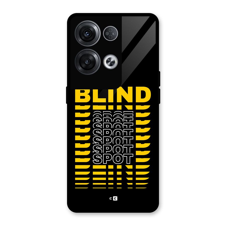 Blind Spot Glass Back Case for Oppo Reno8 Pro 5G
