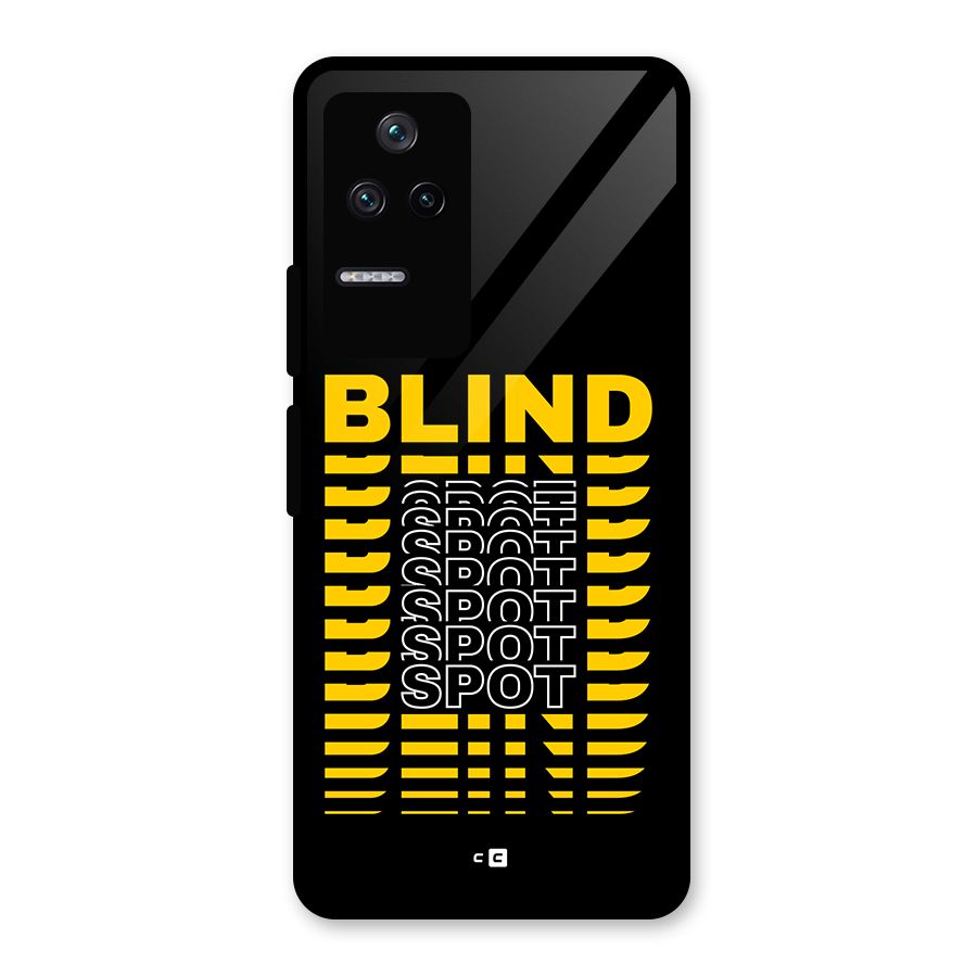 Blind Spot Glass Back Case for Poco F4 5G