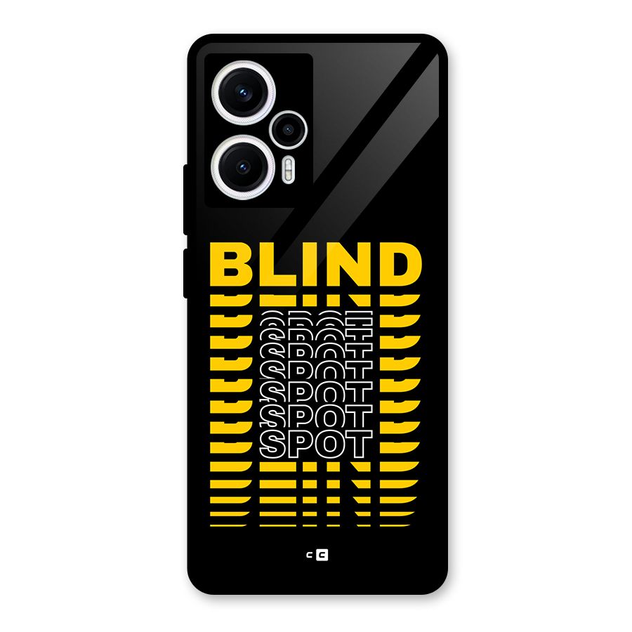 Blind Spot Glass Back Case for Poco F5