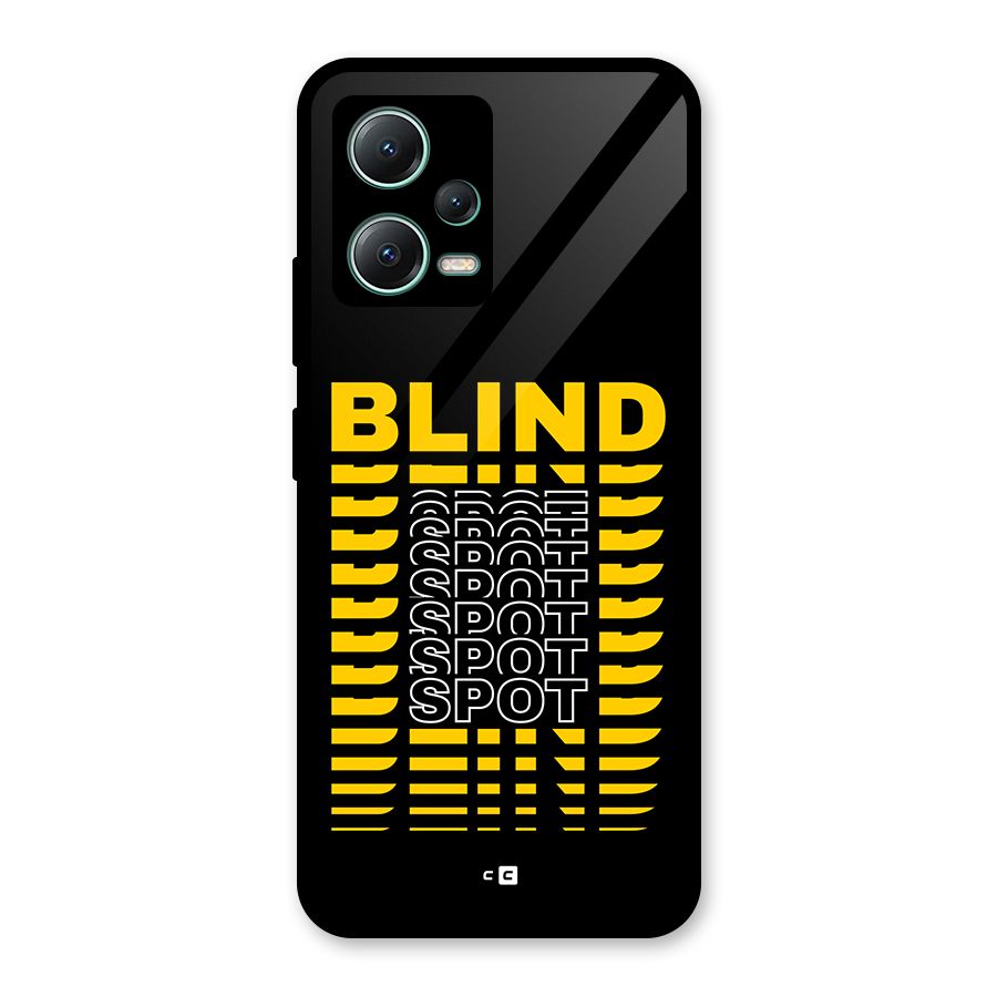 Blind Spot Glass Back Case for Poco X5