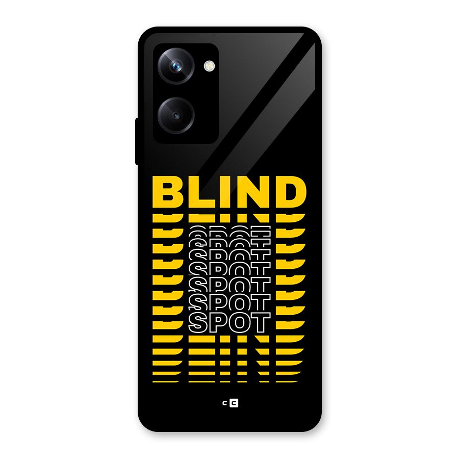 Blind Spot Glass Back Case for Realme 10 Pro