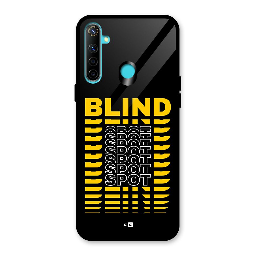 Blind Spot Glass Back Case for Realme 5i