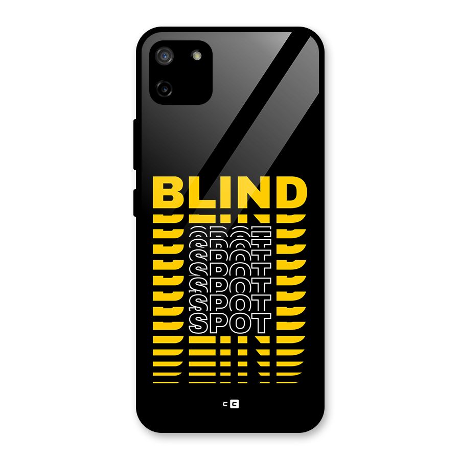 Blind Spot Glass Back Case for Realme C11