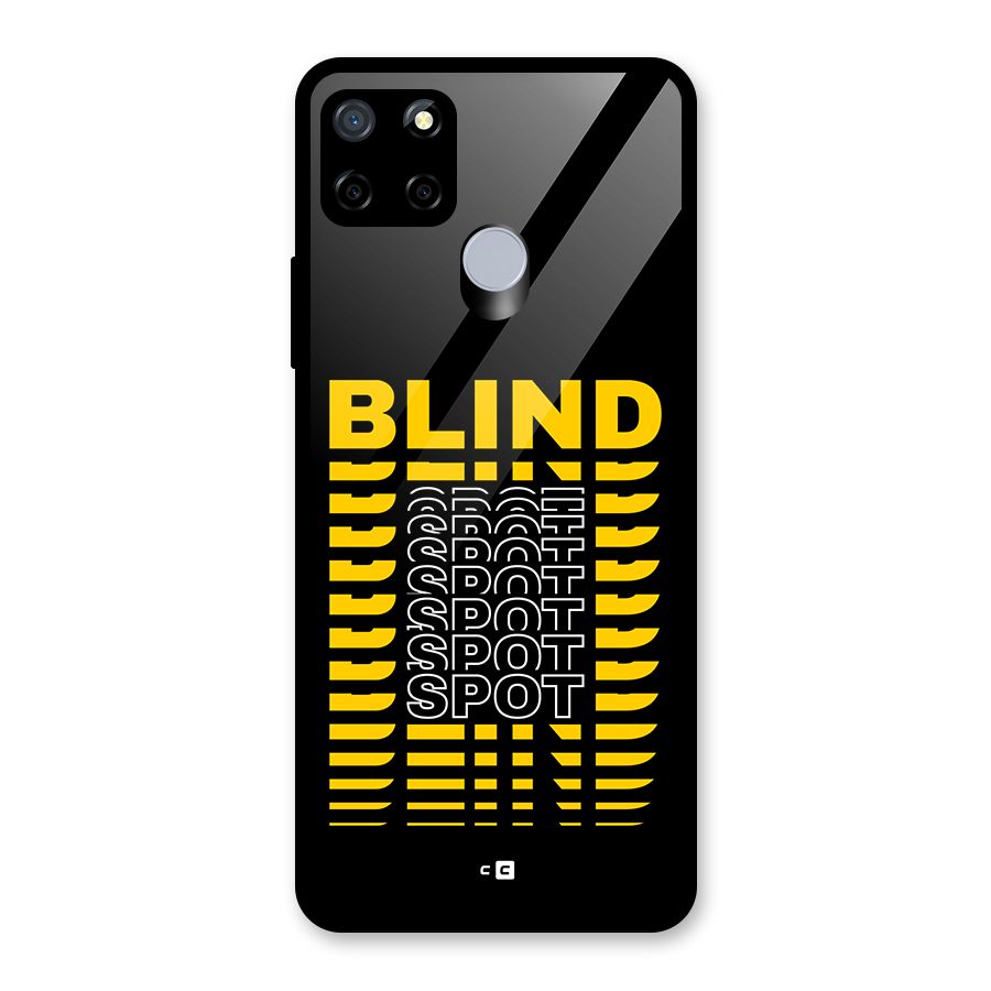 Blind Spot Glass Back Case for Realme C12