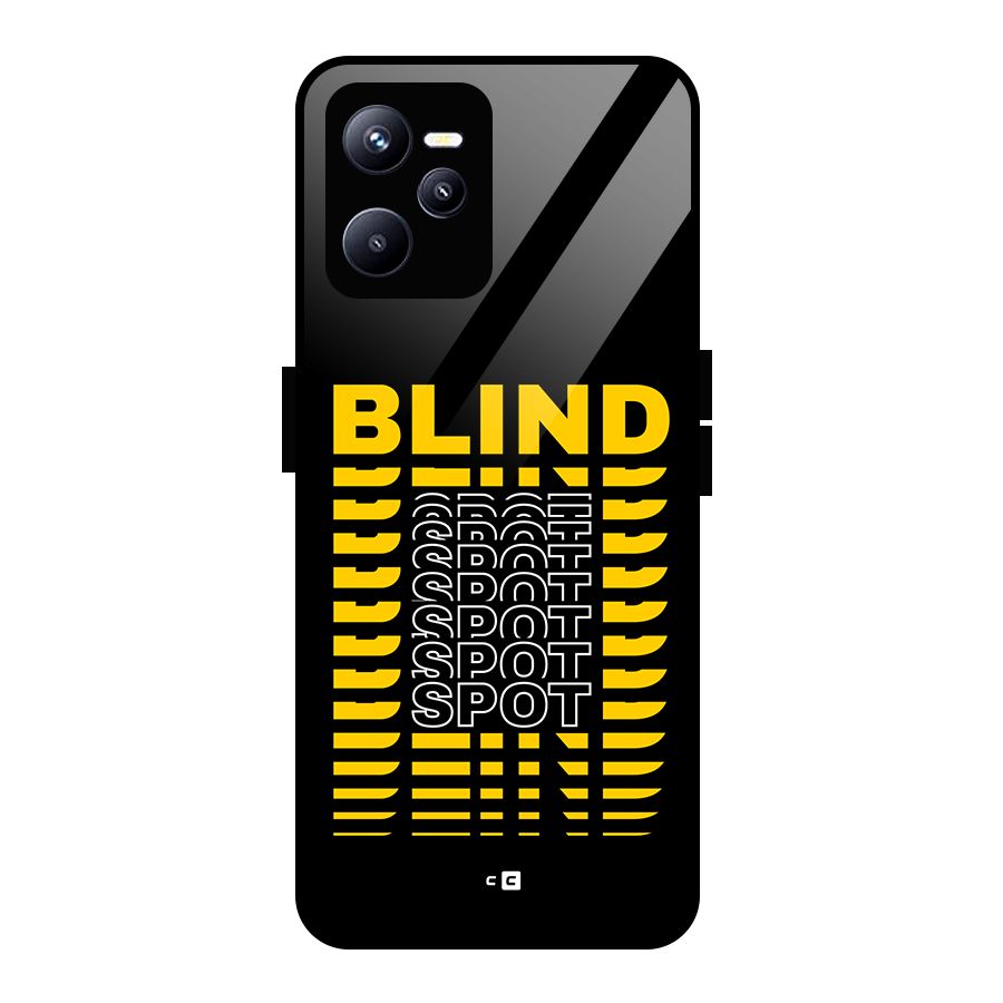 Blind Spot Glass Back Case for Realme C35