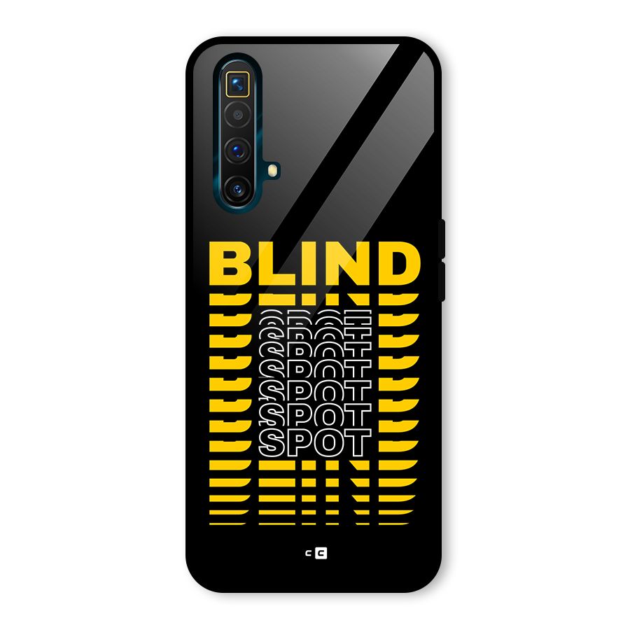 Blind Spot Glass Back Case for Realme X3 SuperZoom
