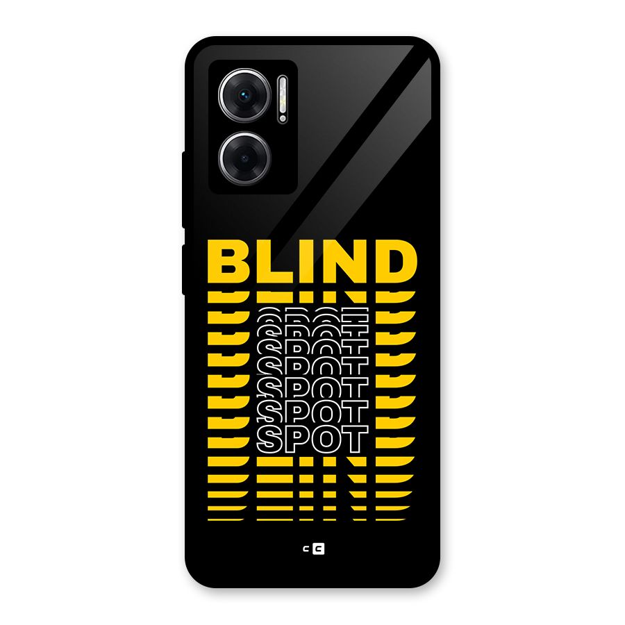 Blind Spot Glass Back Case for Redmi 11 Prime 5G