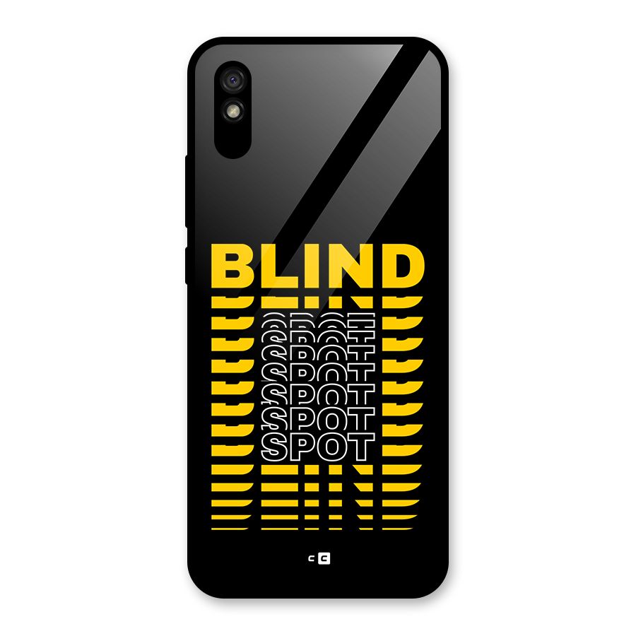 Blind Spot Glass Back Case for Redmi 9i