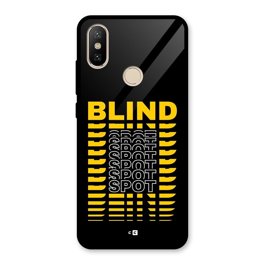 Blind Spot Glass Back Case for Redmi A2