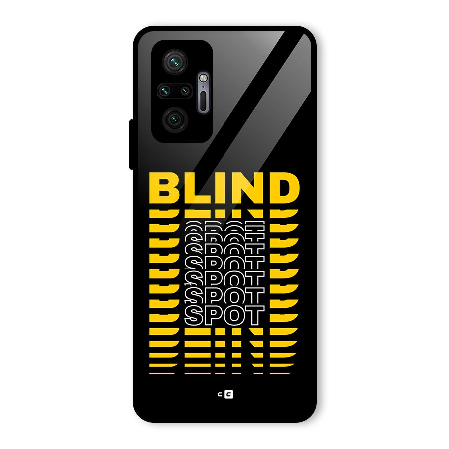 Blind Spot Glass Back Case for Redmi Note 10 Pro Max