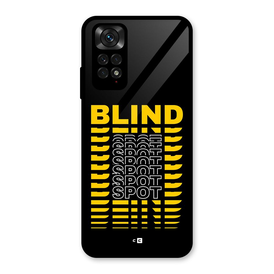 Blind Spot Glass Back Case for Redmi Note 11