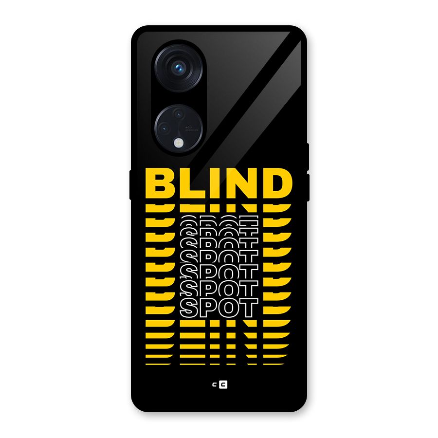 Blind Spot Glass Back Case for Reno8 T 5G