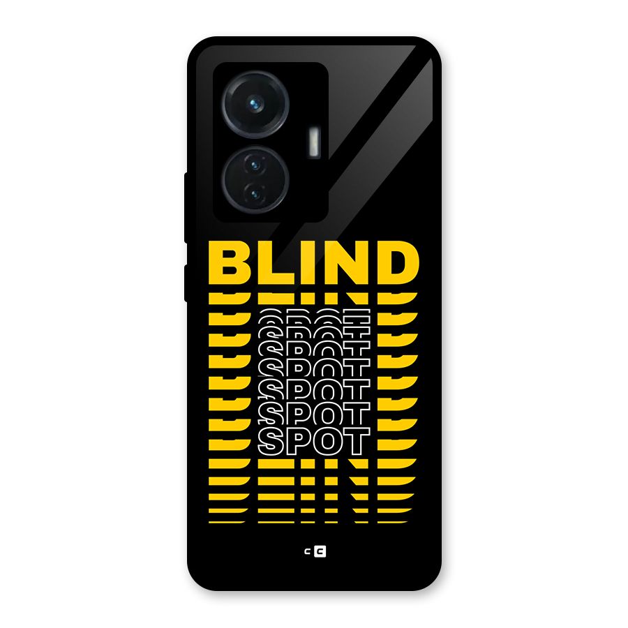 Blind Spot Glass Back Case for Vivo T1 44W