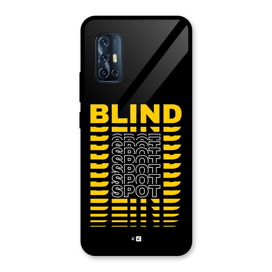 Blind Spot Glass Back Case for Vivo V17