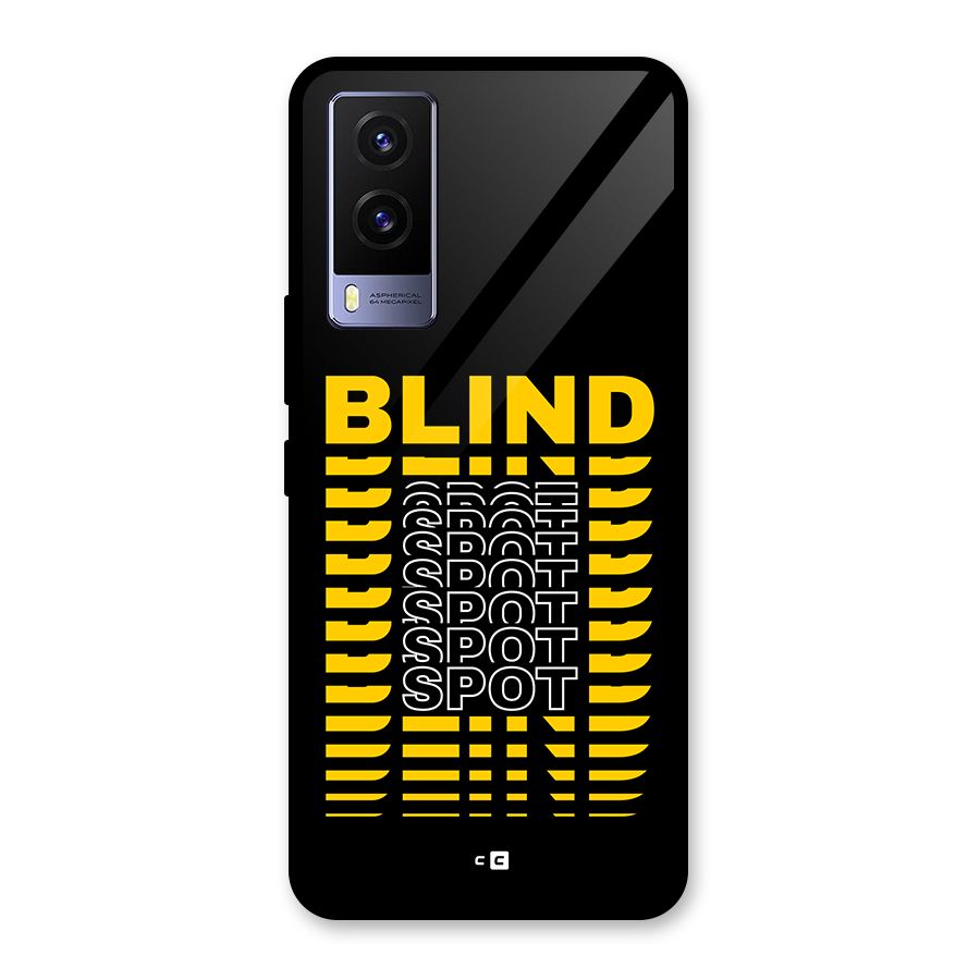 Blind Spot Glass Back Case for Vivo V21e 5G