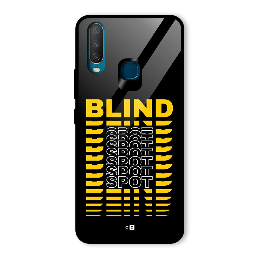 Blind Spot Glass Back Case for Vivo Y15