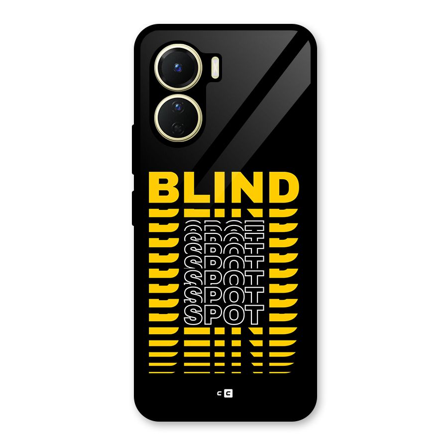Blind Spot Glass Back Case for Vivo Y16