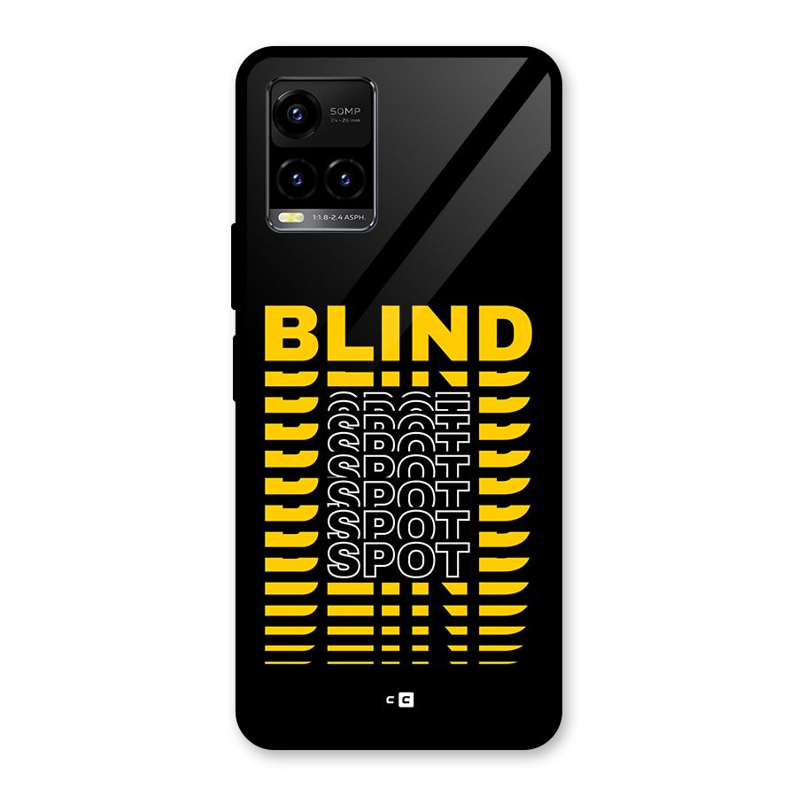Blind Spot Glass Back Case for Vivo Y33s