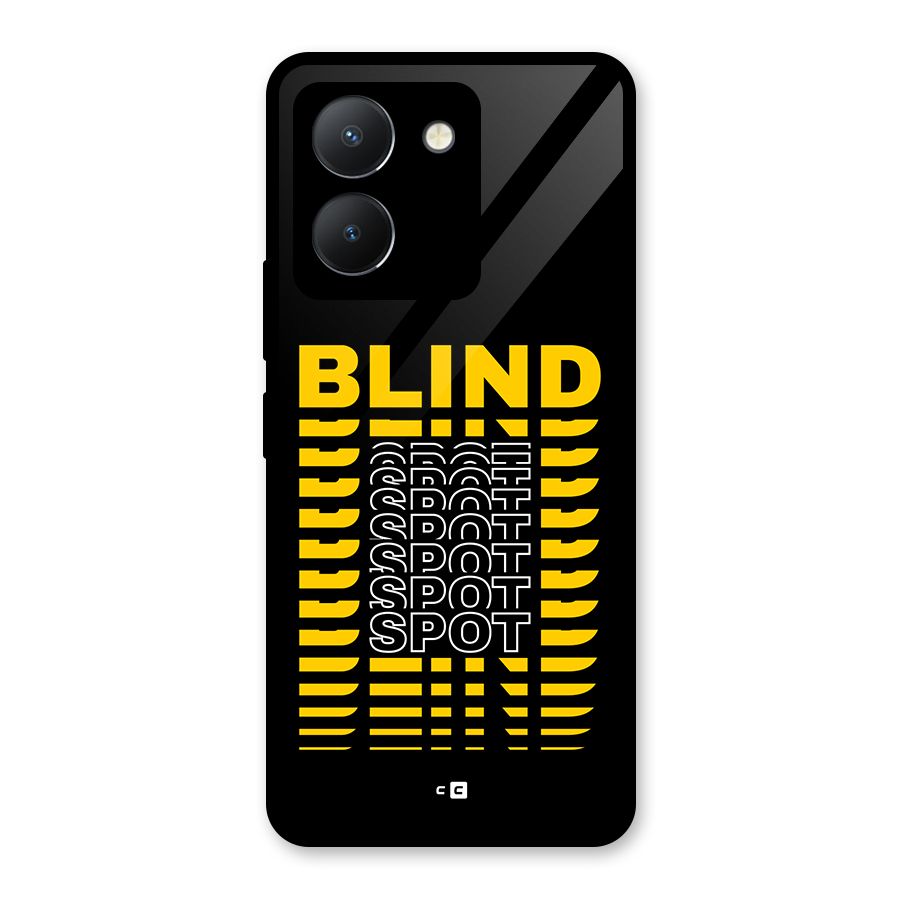 Blind Spot Glass Back Case for Vivo Y36
