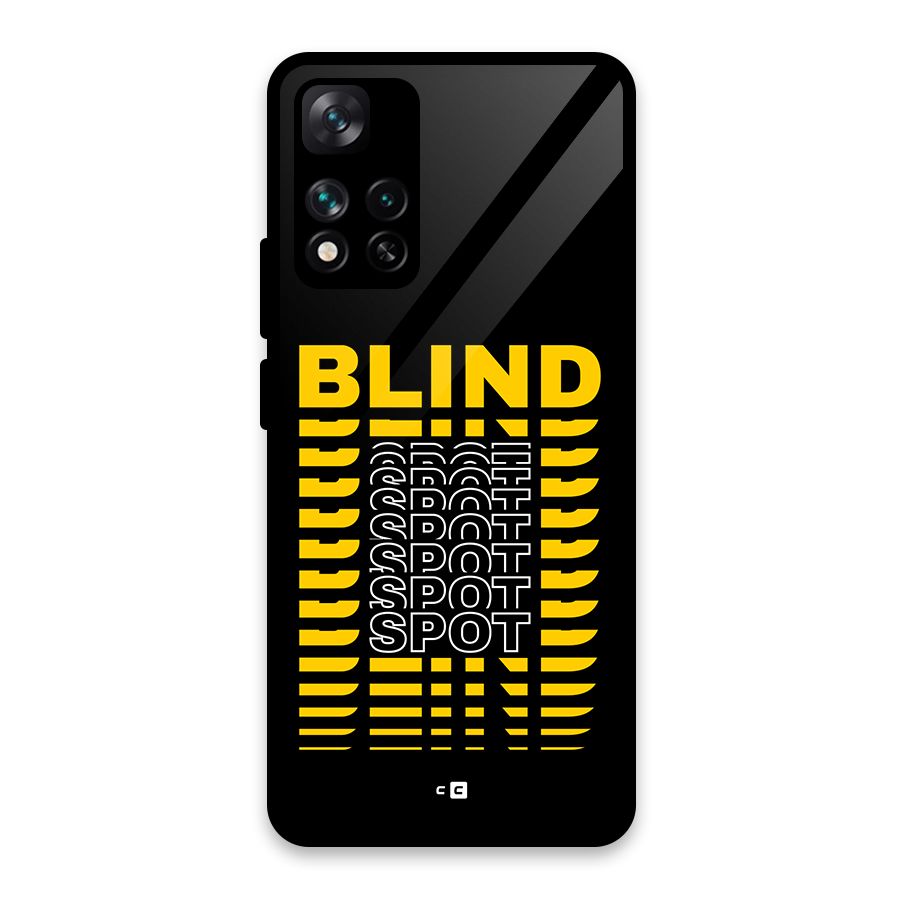 Blind Spot Glass Back Case for Xiaomi 11i 5G