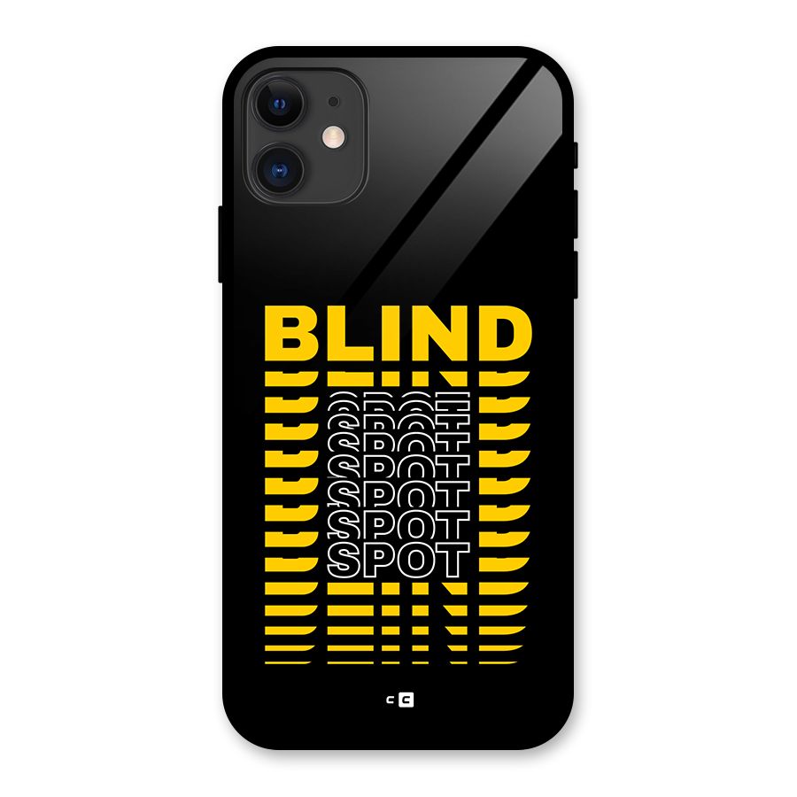 Blind Spot Glass Back Case for iPhone 11