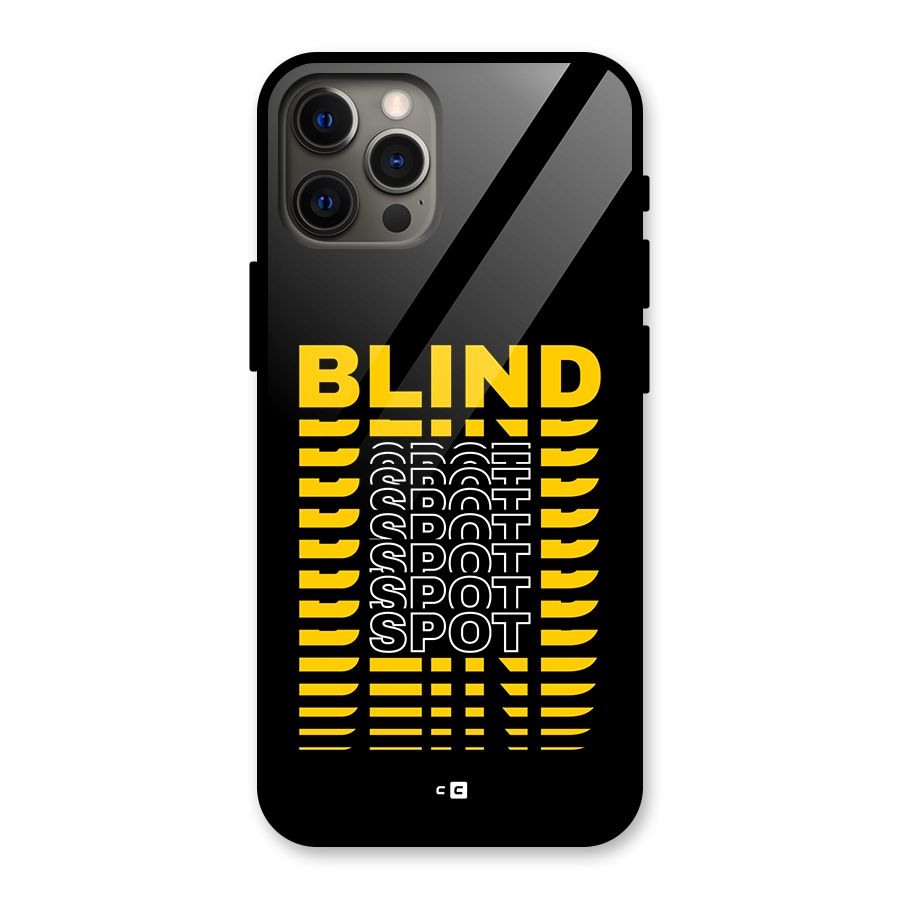 Blind Spot Glass Back Case for iPhone 12 Pro Max
