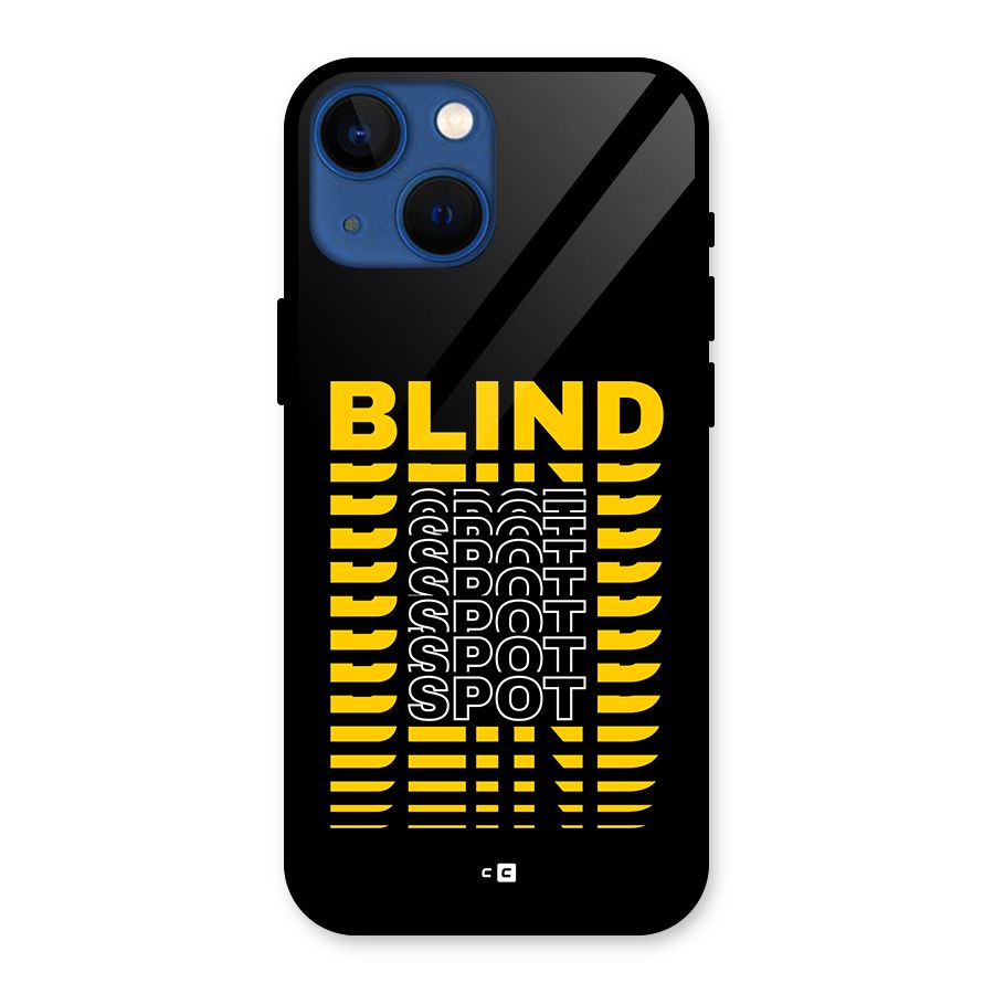 Blind Spot Glass Back Case for iPhone 13 Mini