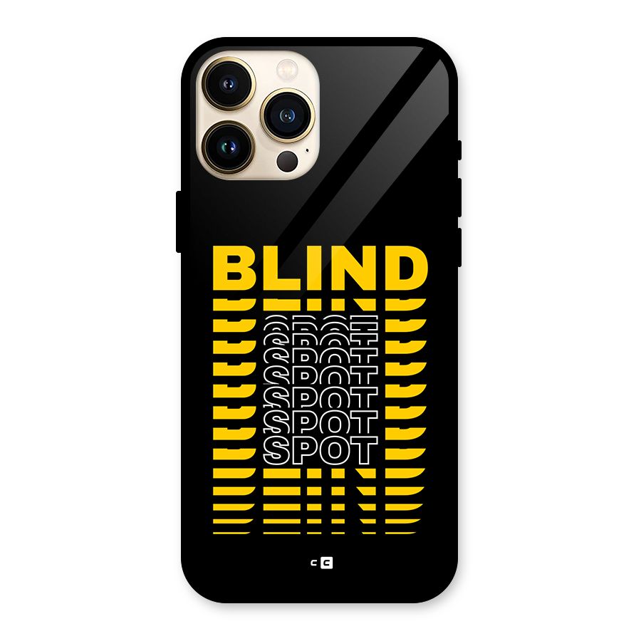 Blind Spot Glass Back Case for iPhone 13 Pro Max