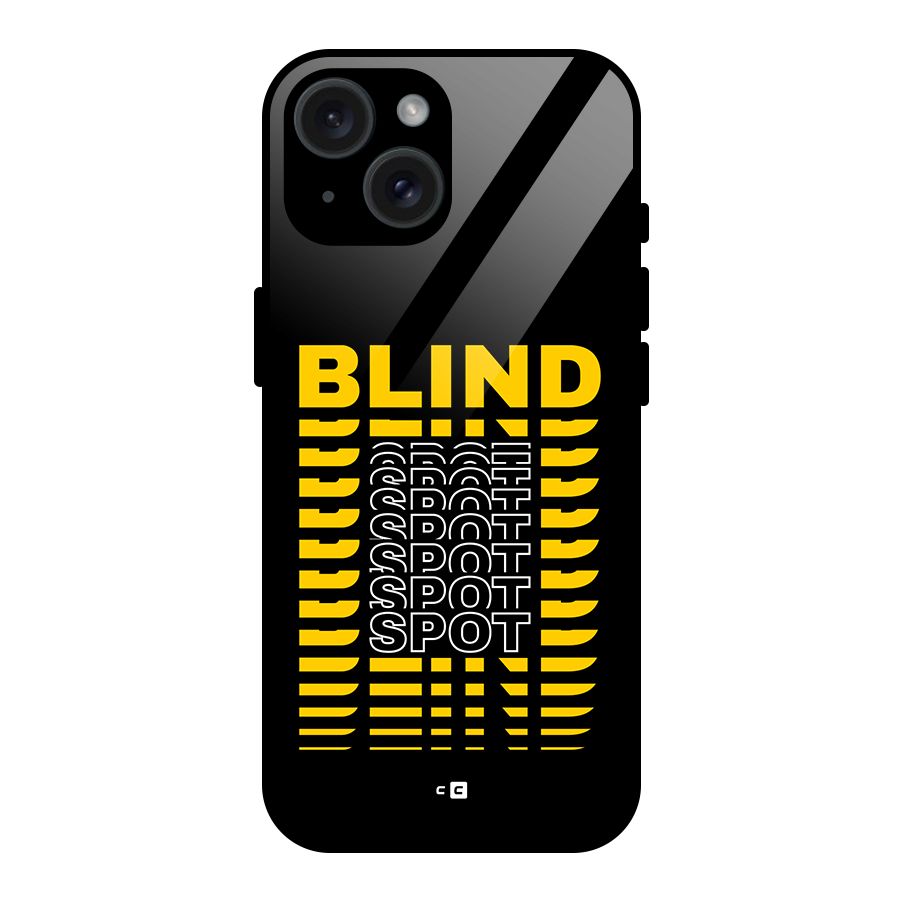 Blind Spot Glass Back Case for iPhone 15