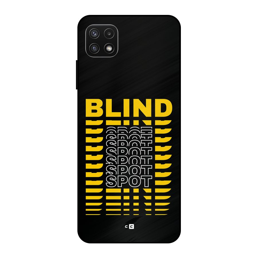Blind Spot Metal Back Case for Galaxy A22 5G