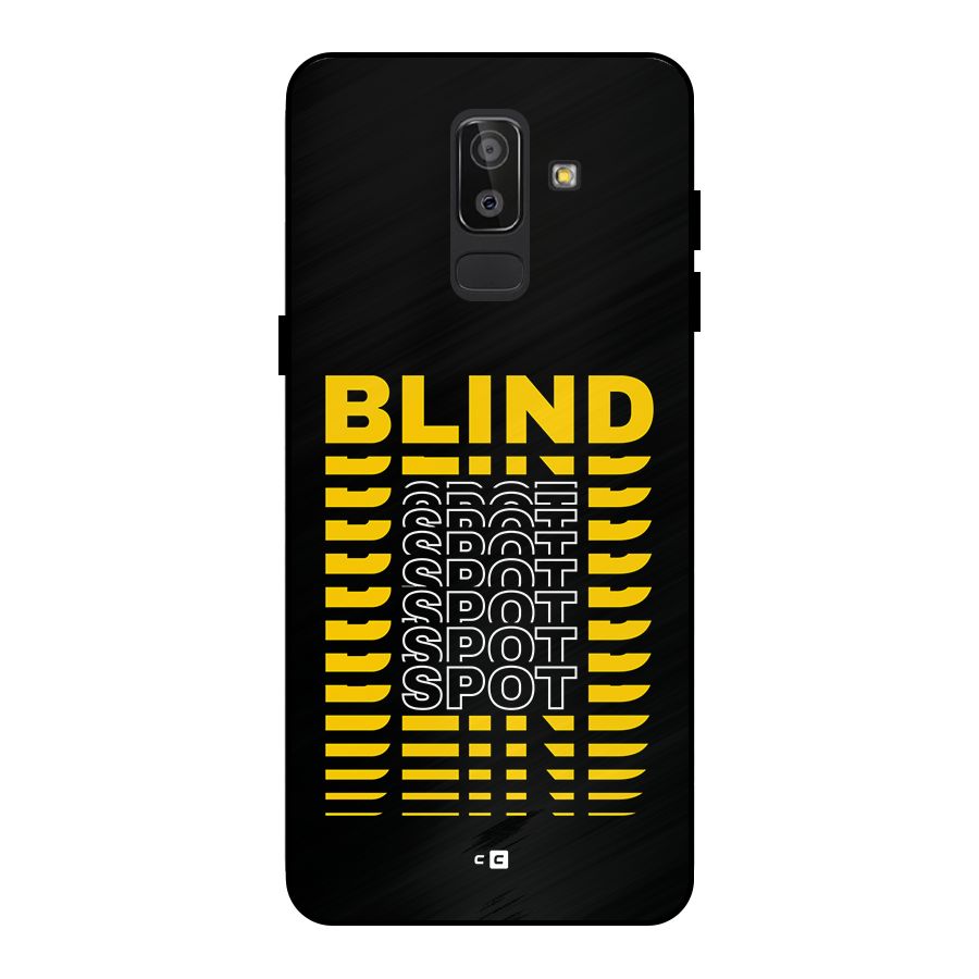 Blind Spot Metal Back Case for Galaxy J8