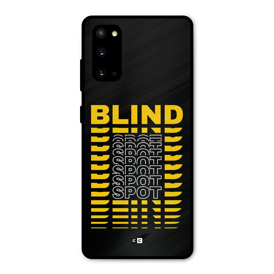 Blind Spot Metal Back Case for Galaxy S20