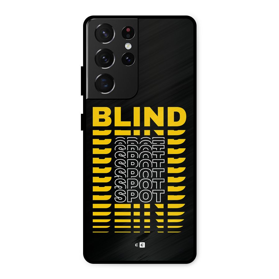 Blind Spot Metal Back Case for Galaxy S21 Ultra 5G