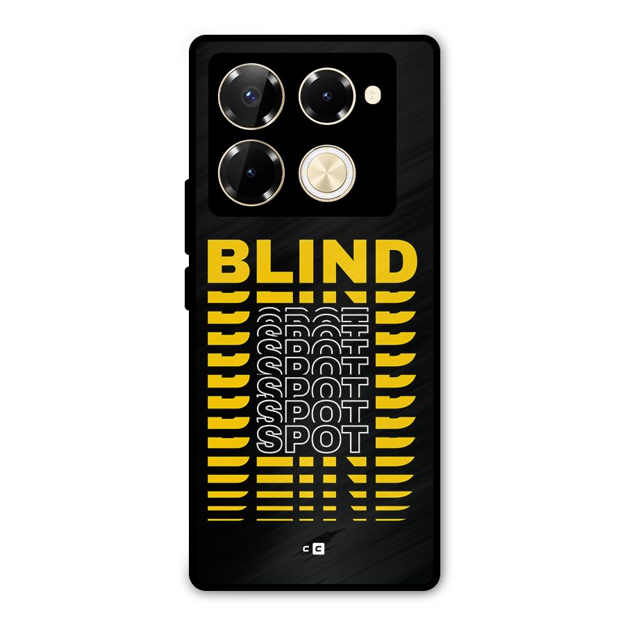 Blind Spot Metal Back Case for Infinix Note 40 Pro Plus