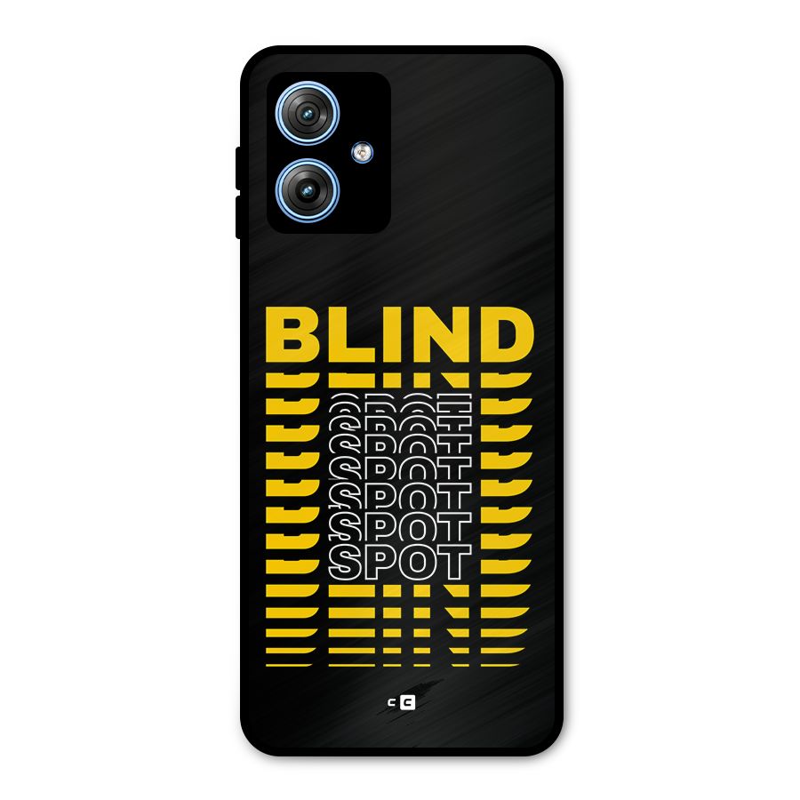 Blind Spot Metal Back Case for Moto G54