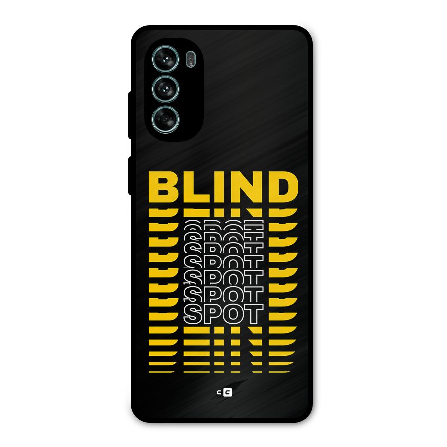 Blind Spot Metal Back Case for Moto G62