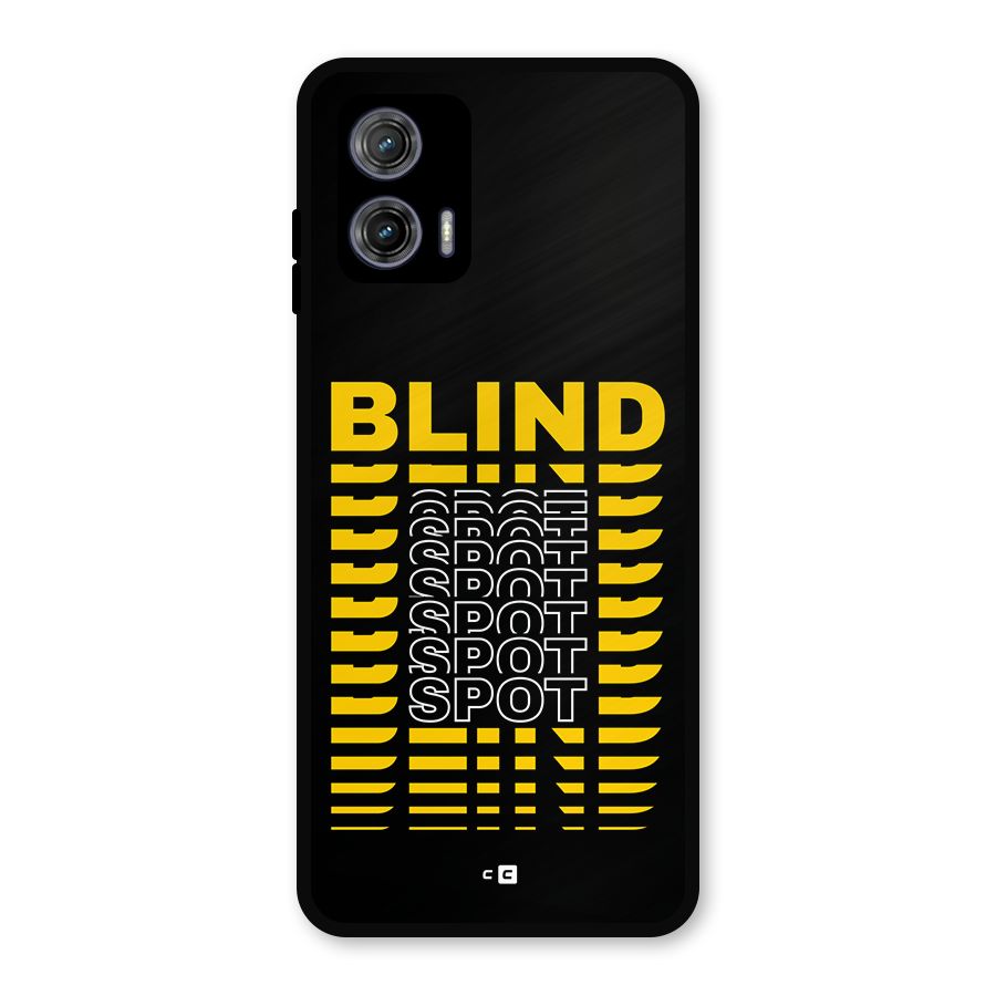 Blind Spot Metal Back Case for Moto G73