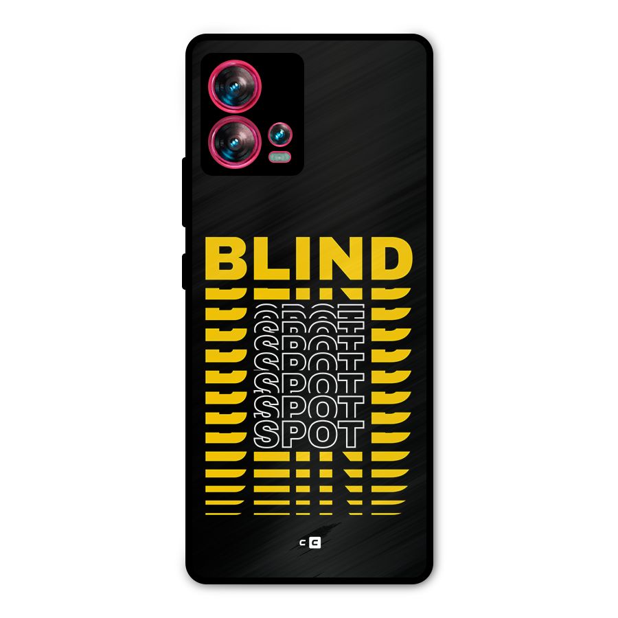 Blind Spot Metal Back Case for Motorola Edge 30 Fusion