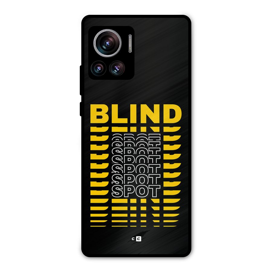 Blind Spot Metal Back Case for Motorola Edge 30 Ultra