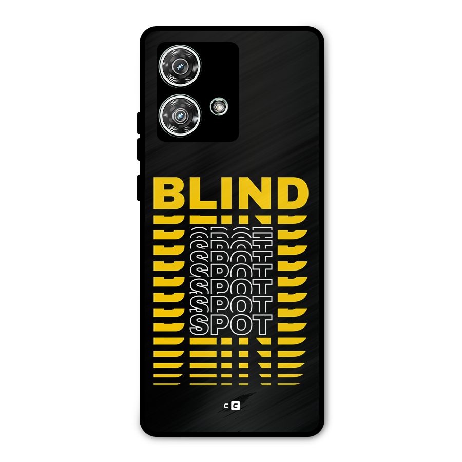 Blind Spot Metal Back Case for Motorola Edge 40 Neo