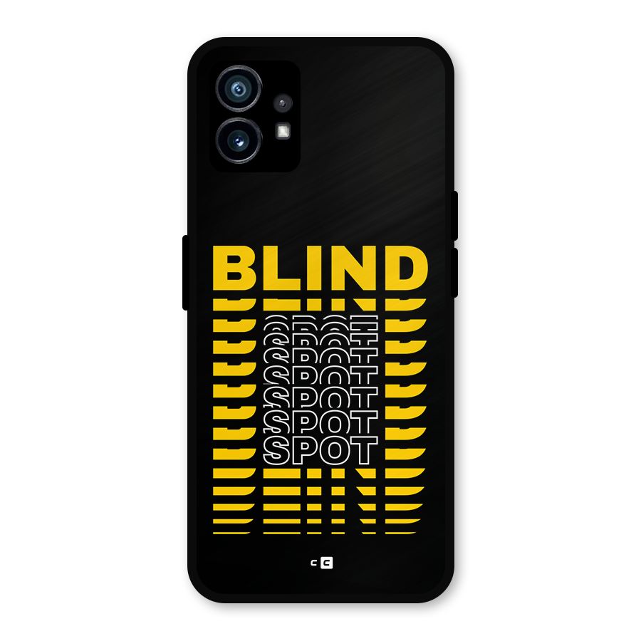 Blind Spot Metal Back Case for Nothing Phone 1