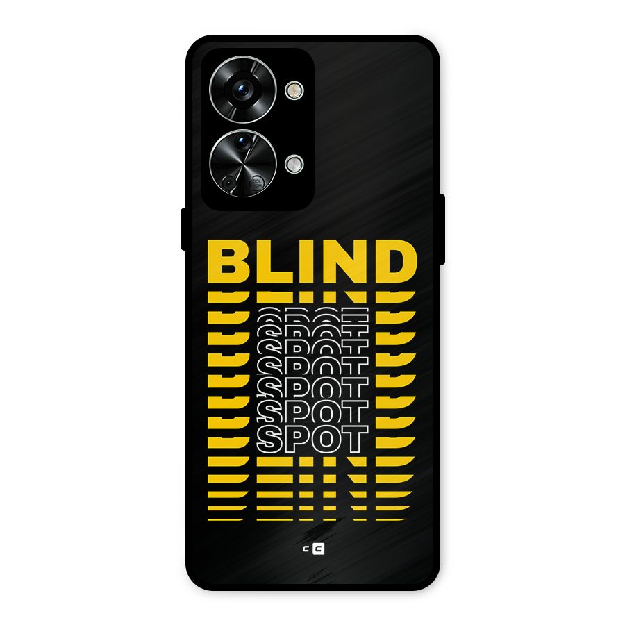 Blind Spot Metal Back Case for OnePlus Nord 2T