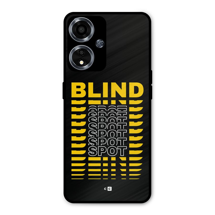 Blind Spot Metal Back Case for Oppo A59