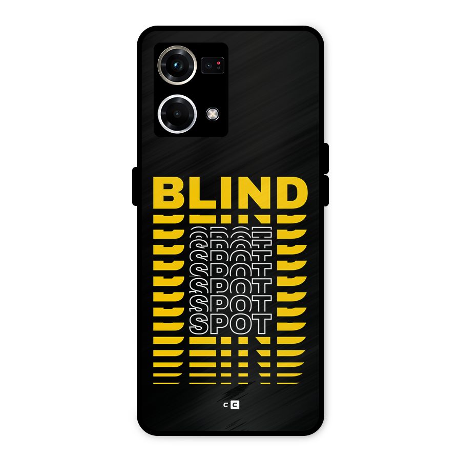 Blind Spot Metal Back Case for Oppo F21s Pro 4G