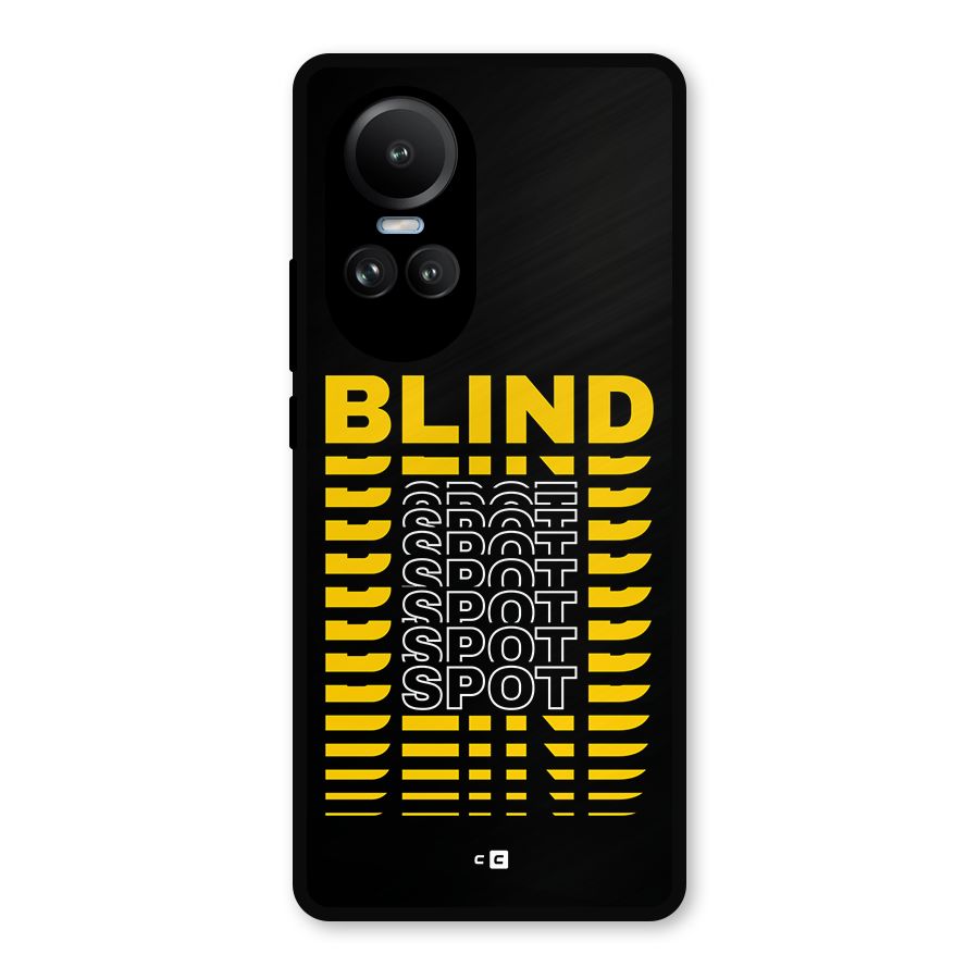 Blind Spot Metal Back Case for Oppo Reno10