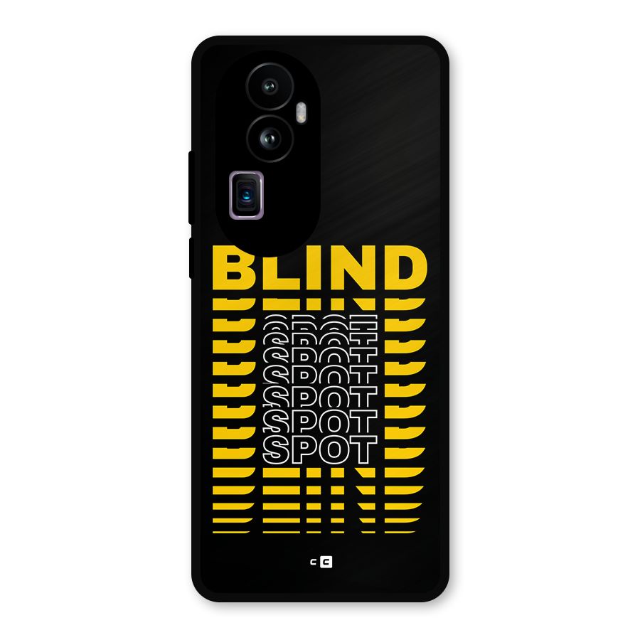 Blind Spot Metal Back Case for Oppo Reno10 Pro Plus