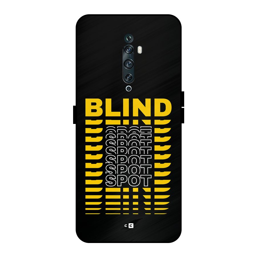 Blind Spot Metal Back Case for Oppo Reno2 Z
