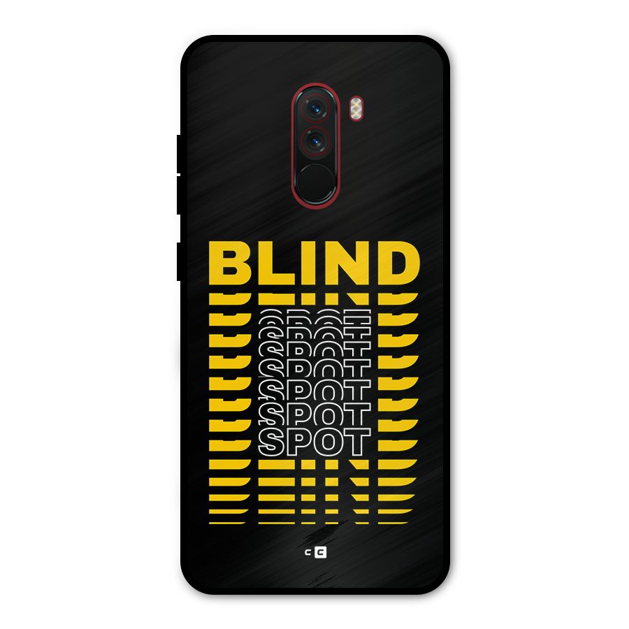 Blind Spot Metal Back Case for Poco F1